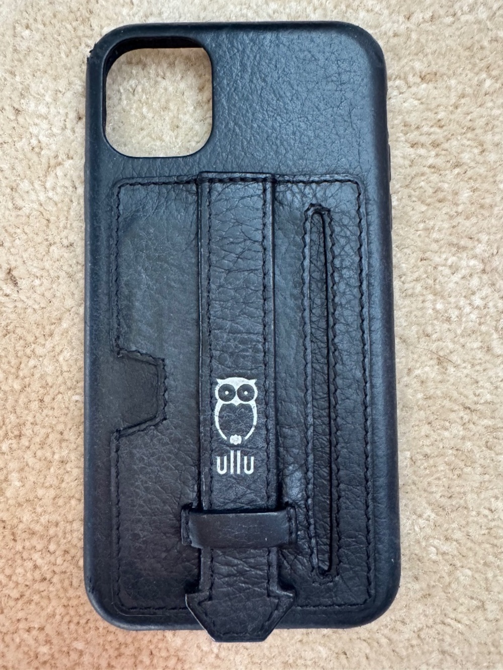 Ullu Strappy Leather iPhone 13 Pro Case with Card Holder – Excellent Condition